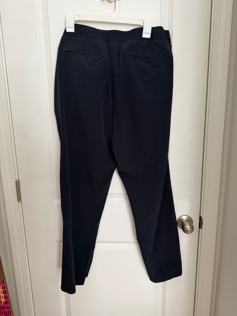 Chico's Dark Navy Slim Tapered Pants - Picture 4 of 4